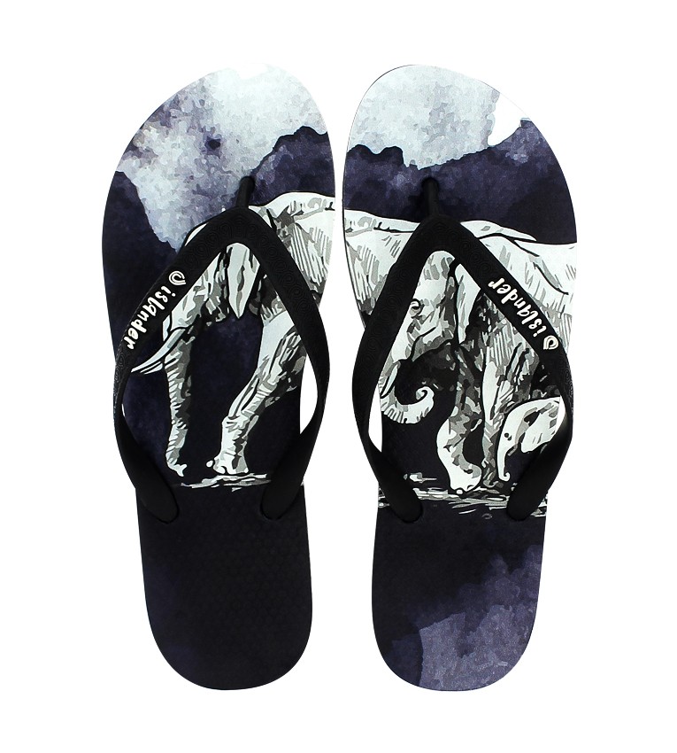 Islander Aliya Printed Black and White