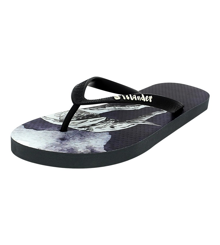 Islander Aliya Printed Black and White